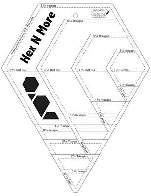 Jaybird Quilts Hex N More Ruler