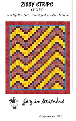 Joy in Stitches Ziggy Strips Pattern