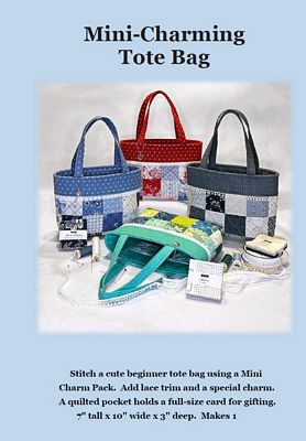 J.Minnis Designs Mini-Charming Tote Bag Pattern