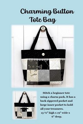J.Minnis Designs Charming Button Tote