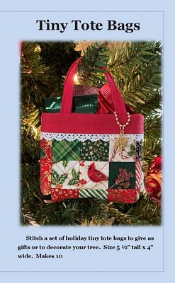 J.Minnis Designs Tiny Tote Bags Pattern
