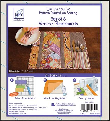 June Tailor Inc Qayg Placemat Venice Pattern