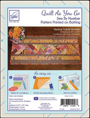 June Tailor Inc Qayg Table Runner Venice Pattern