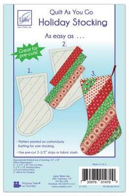 June Tailor Inc Holiday Stocking - one stocking pack