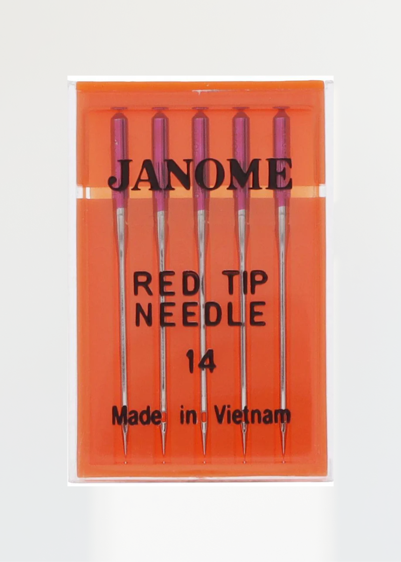 Janome Red Tip Needle 15x1 (5 Pack) #990314000