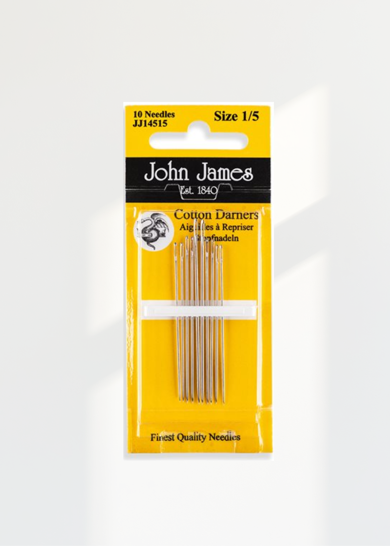 John James Cotton Darners Hand Needles 10/Pack