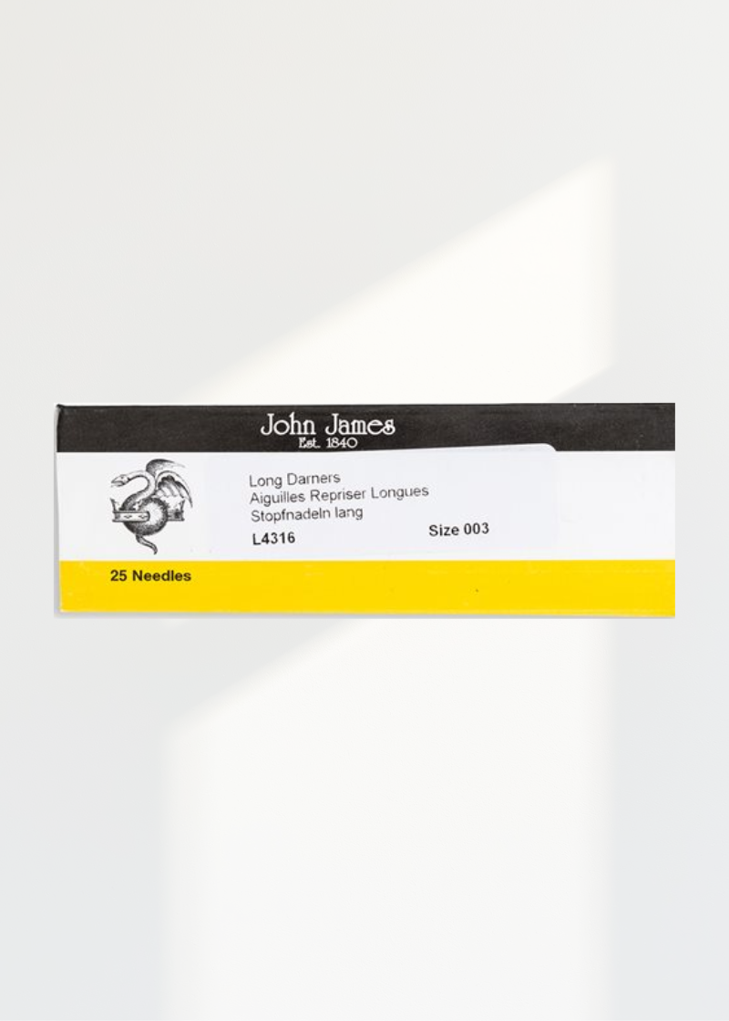 John James Long Darners Hand Needles 25/Pack