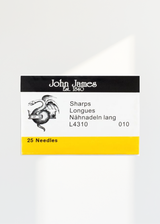 john-james-sharps-hand-needles-25-pack