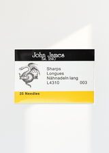 john-james-sharps-hand-needles-25-pack