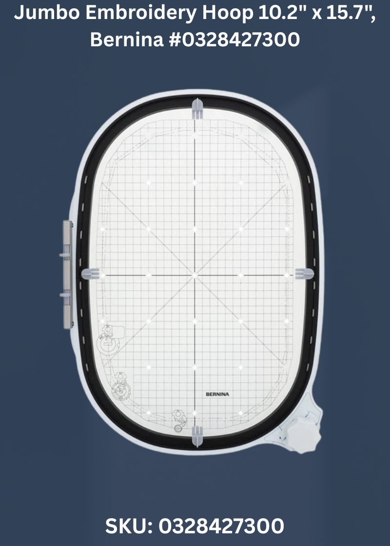 Jumbo Embroidery Hoop 10.2" x 15.7" for Bernina 0328427300