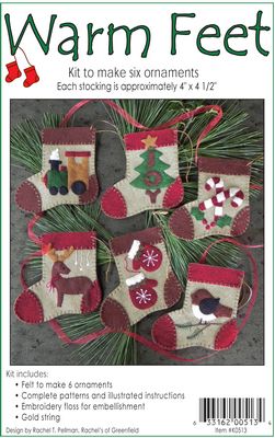 Rachel's of Greenfield Warm Feet Ornament Kit