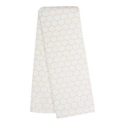 Dunroven House Ttwl, Honeycomb Dijon on White 6/pkg
