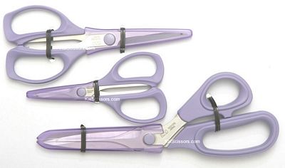 KAI Scissors 3 Piece Serrated Patchwork Scissors Set