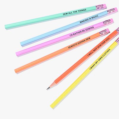 Kylie and the Machine Katm Sewing Themed Pencils