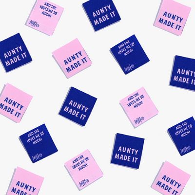 Kylie and the Machine Aunty Made It Woven Labels