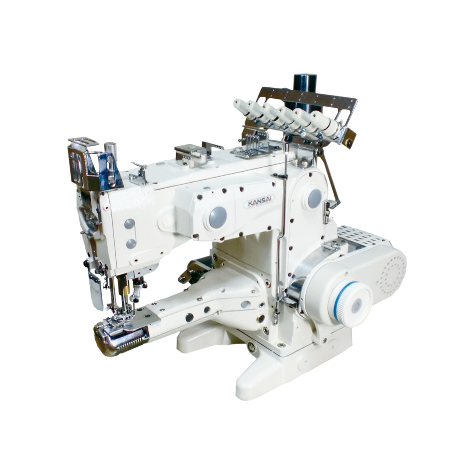 Kansai Special KC SERIES - 3～4 Needle, Feed-Up-The-Arm Cylinder Bed, Top and Bottom Cover Stitch Sewing Machine.