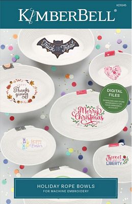 KimberBell Designs Holiday Rope Bowls