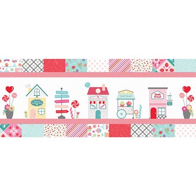 KimberBell Designs Sweetheart Street Bench Pillow