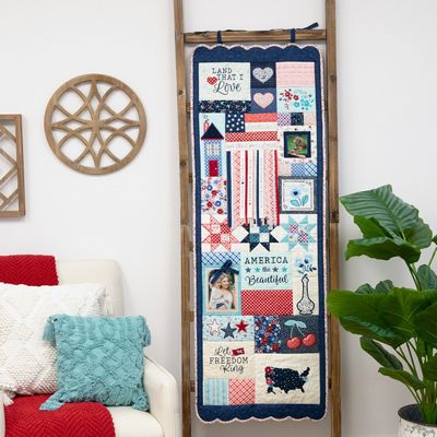 KimberBell Designs Star-Spangled Beauty Ladder Quilt