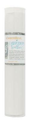 KimberBell Designs Embroidery Leather White