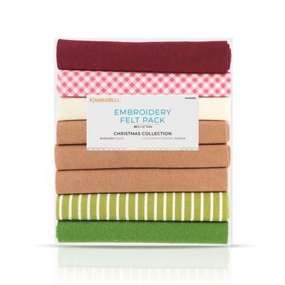 KimberBell Designs Embroidery Felt Pack: Christmas Edition