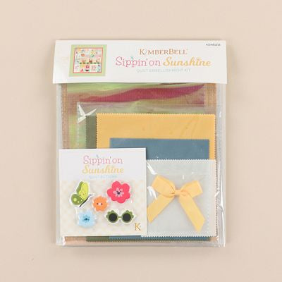 KimberBell Designs Sippin' on Sunshine Quilt Embellishment Kit