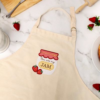 KimberBell Designs Adult Apron Blank, Buttermilk