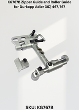 Left and Right Drop Guide Set KG767LR for Durkopp Adler 367, 467, and 767 Sewing Machines