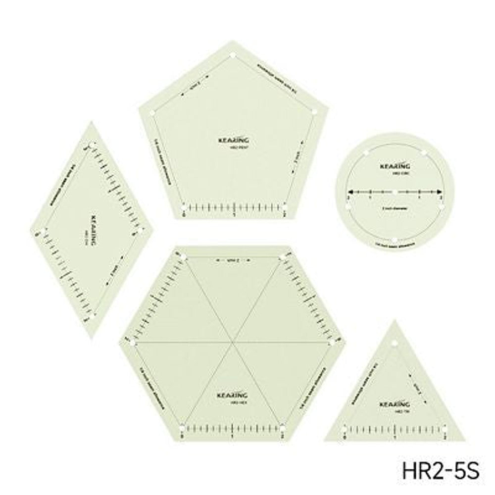 Kearing 2" Hot Ironing Template Set
