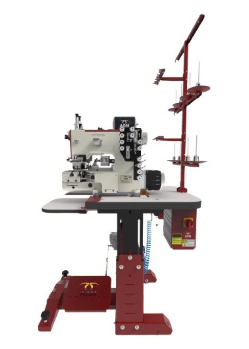 KM 930 ST/LS-T3 Jeans Waistband Machine 6-Needle 2500pcs/8h