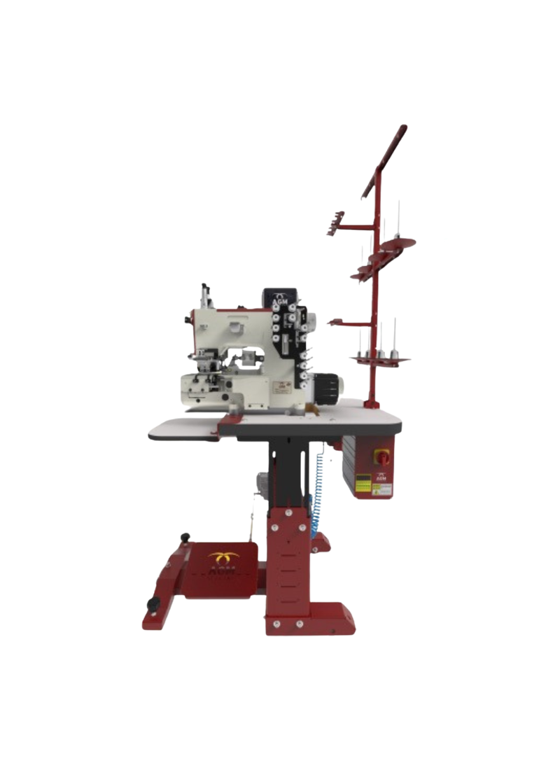 KM 930 ST/LS-T3 Jeans Waistband Machine 6-Needle 2500pcs/8h