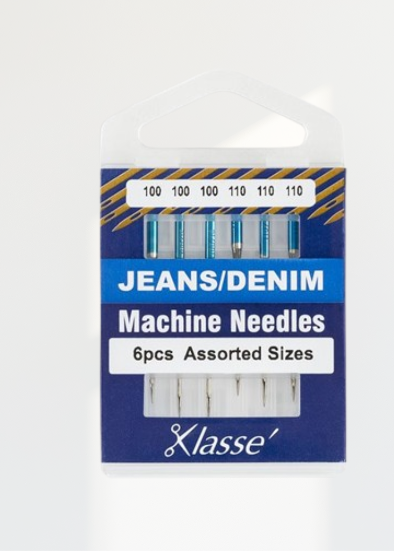 Klasse Assorted Jean/Denim Home Machine Needles - 6/Pack
