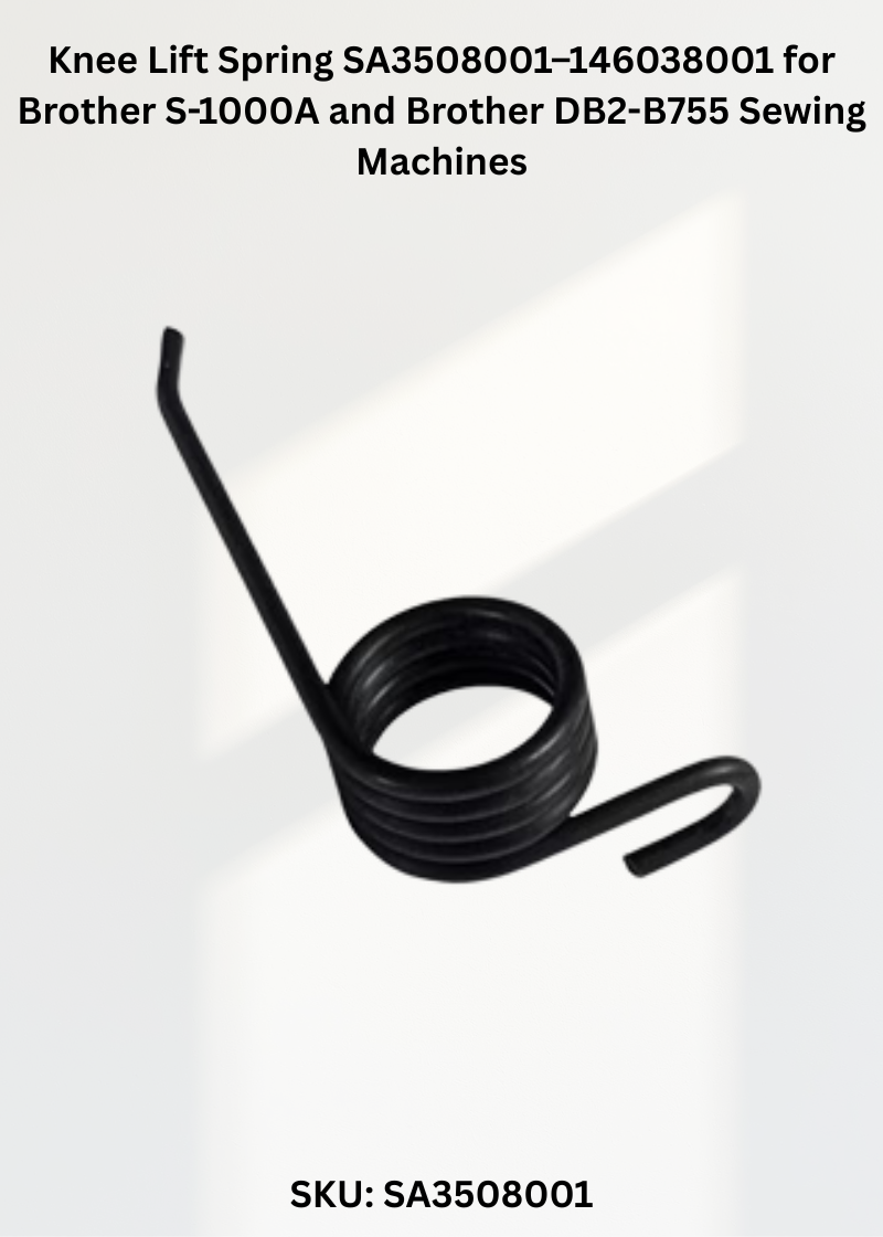 Knee Lift Spring SA3508001–146038001 for Brother S-1000A and Brother DB2-B755 Sewing Machines