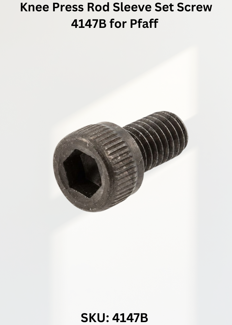 Knee Press Rod Sleeve Set Screw 4147B for Pfaff 68 Sewing Machine