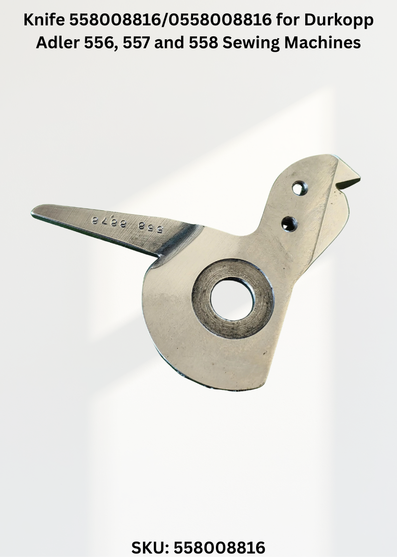 Knife 558008816/0558008816 for Durkopp Adler 556, 557 and 558 Sewing Machines