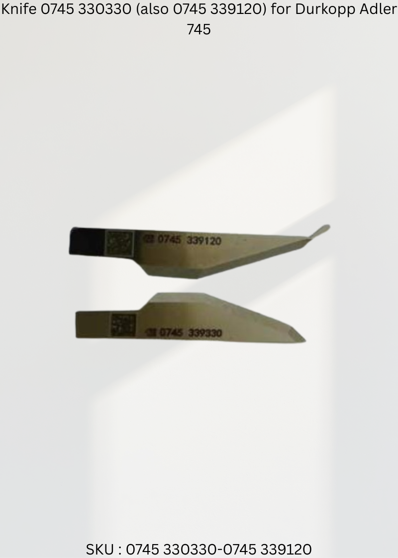 Knife 0745 330330 (also 0745 339120) for Durkopp Adler 745