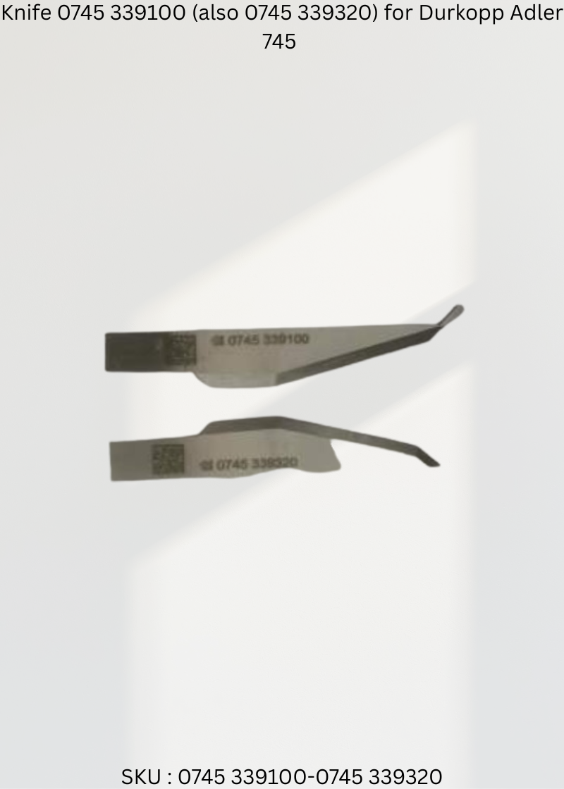 Knife 0745 339100 (also 0745 339320) for Durkopp Adler 745