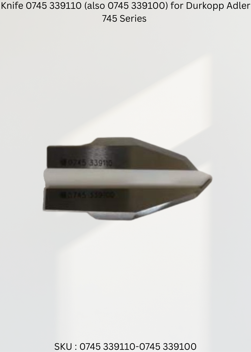 Knife 0745 339110 (also 0745 339100) for Durkopp Adler 745 Series
