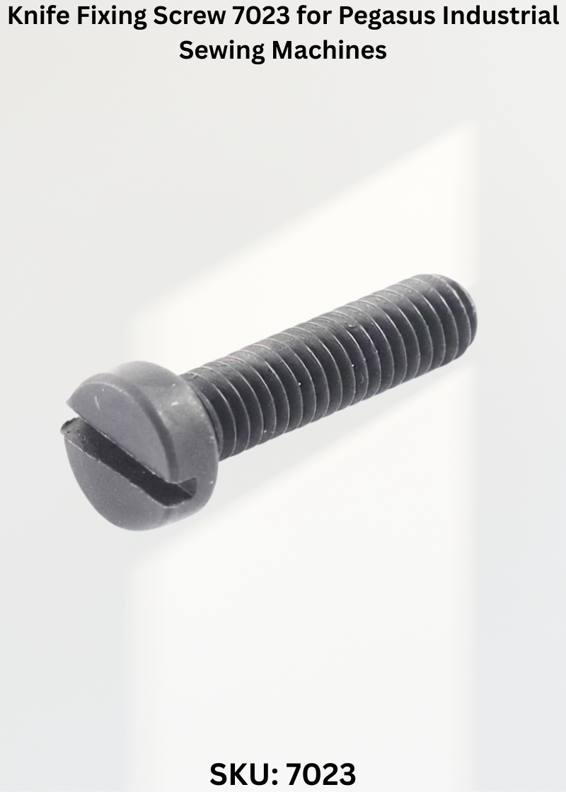 Knife Fixing Screw 7023 for Pegasus Industrial Sewing Machines
