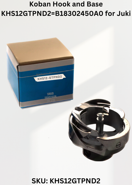 Koban Hook and Base KHS12GTPND2=B18302450A0 for Juki DSC-245 and DSC-246 Sewing Machines