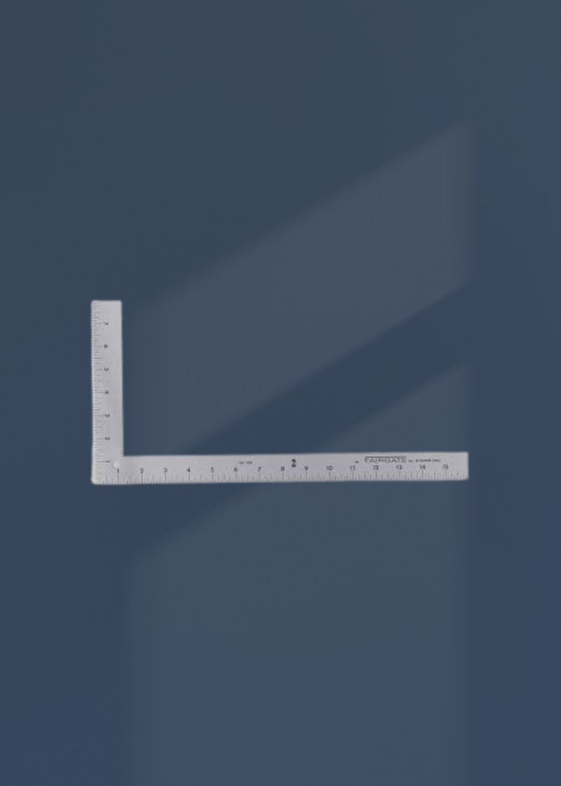 L-Square Metal Tailor Ruler
