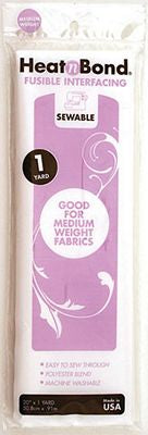 HeatNBond Med Weight Fusible Interfacing 20in x1yd