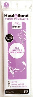 HeatNBond Heavy Wt Fusible Interfacing 20 in x 1yd