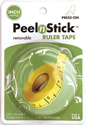 HeatnBond PeelnStick Ruler Tape .5 in x 10 yd
