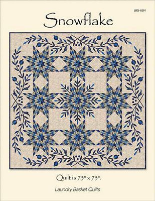 Laundry Basket Quilts Snowflake Pattern