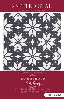 Lo and Behold Stitchery Knitted Star