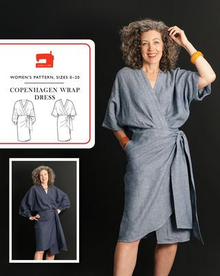Liesl + Co. Copenhagen Wrap Dress Pattern