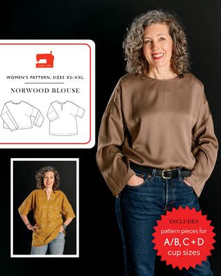 Liesl + Co. Norwood Blouse Pattern