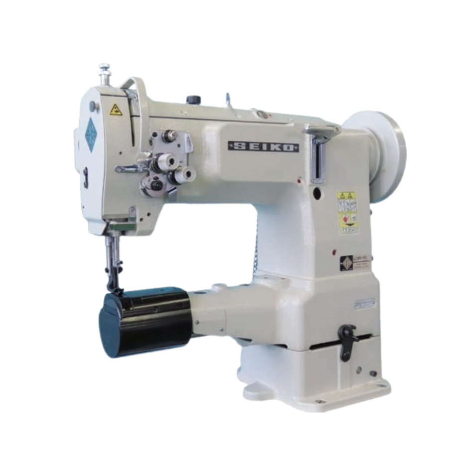 Seiko LCWN Single Needle Series Cylinder Bed - High Speed, Cylinder Bed, Large Vertical Axis Hook, Compound Feed Compound Feed and Walking Foot, Reverse Stitch, Lockstitch Sewing Machines