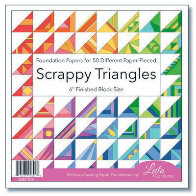 Leila Gardunia Design Scrappy Triangle Foundation Paper-Piecing Pad